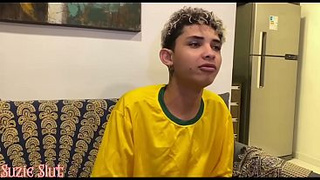 Wild Stepmother Rides Her Stepson's Friend During a World Cup Game (FULL FILM ON RED)