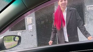 "Please not in the Cunt, I have a bf" A sweet student paid with her butt-hole for the trip