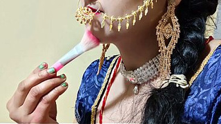First-Night newly married Indian desi lovers having romantic sex, desi indian first night hindi audio sex MMS