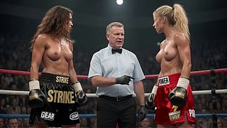 NUDE WOMENS BOXING - Fight night 2026 - (AI Entertainment)