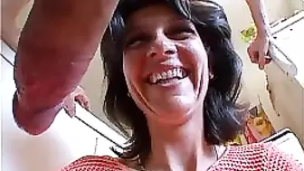 This woman lets us touch her... and fuck her like a slut! French amateur