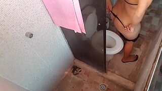 I put my cell phone recording voyeur in my aunt's bathroom and she found out and beat me up