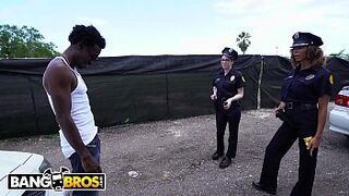 BANGBROS - Lucky Suspect Gets Tangled Up With Some Super Alluring Female Cops