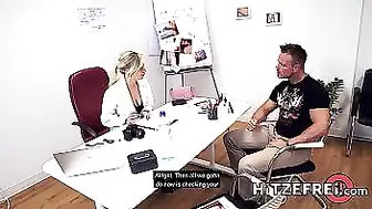 HITZEFREI Doctor Gabi Gold gets fucked by her patient