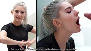 Charming fitness sex with teenie slut ended up with a enormous facial - Eva Elfie