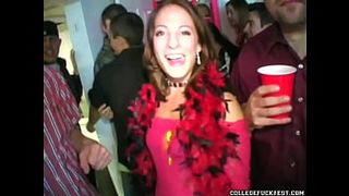 College girls plowed at halloween party