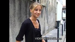 18 years older blonde youngster first casting