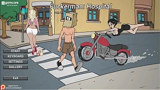 Fuckerman - Threesome in an Ambulance at Public Hospital
