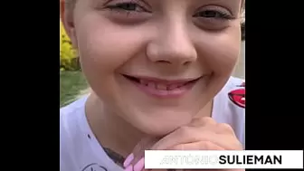 The 18 crying Russian skank screwed hard in the booty