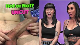 Sweet or not? Uncut Monster Dong She Reacts Lilly and Nova