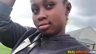 Chunky Busty Nigerian College Student Meets Fboy After Class!