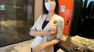 The best fresh woman in the masseur in the club says she wants to cuck her boy, Thai domestic drama