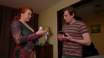 "You didn't put away your used condoms, you butt-hole! Why do you have a erection when I scold you?!"